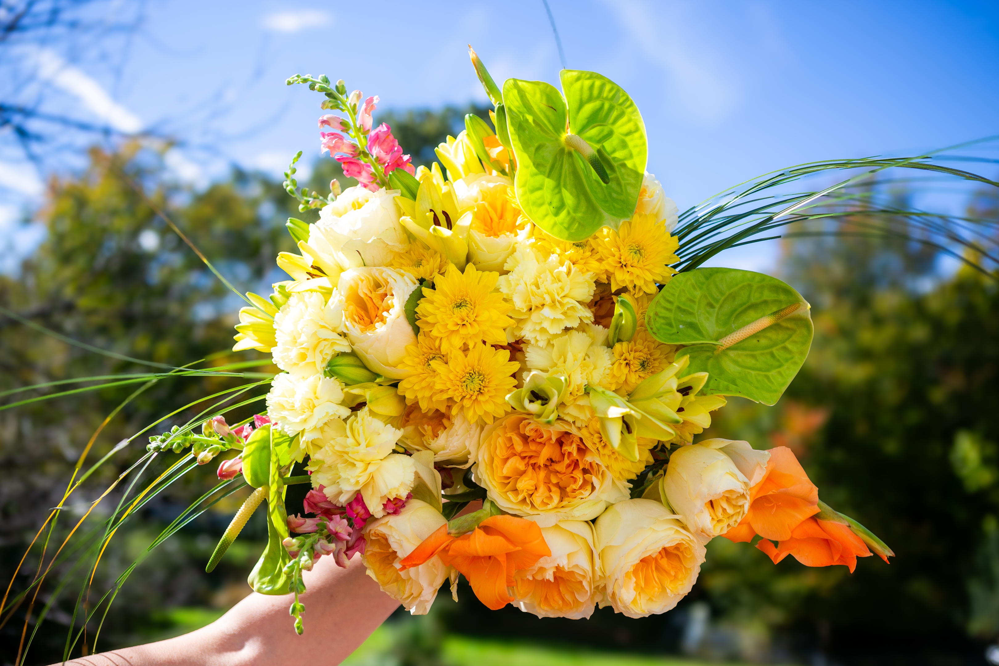 Sweet Surprise — a handcrafted hand-tied bouquet, Livingston NJ florist